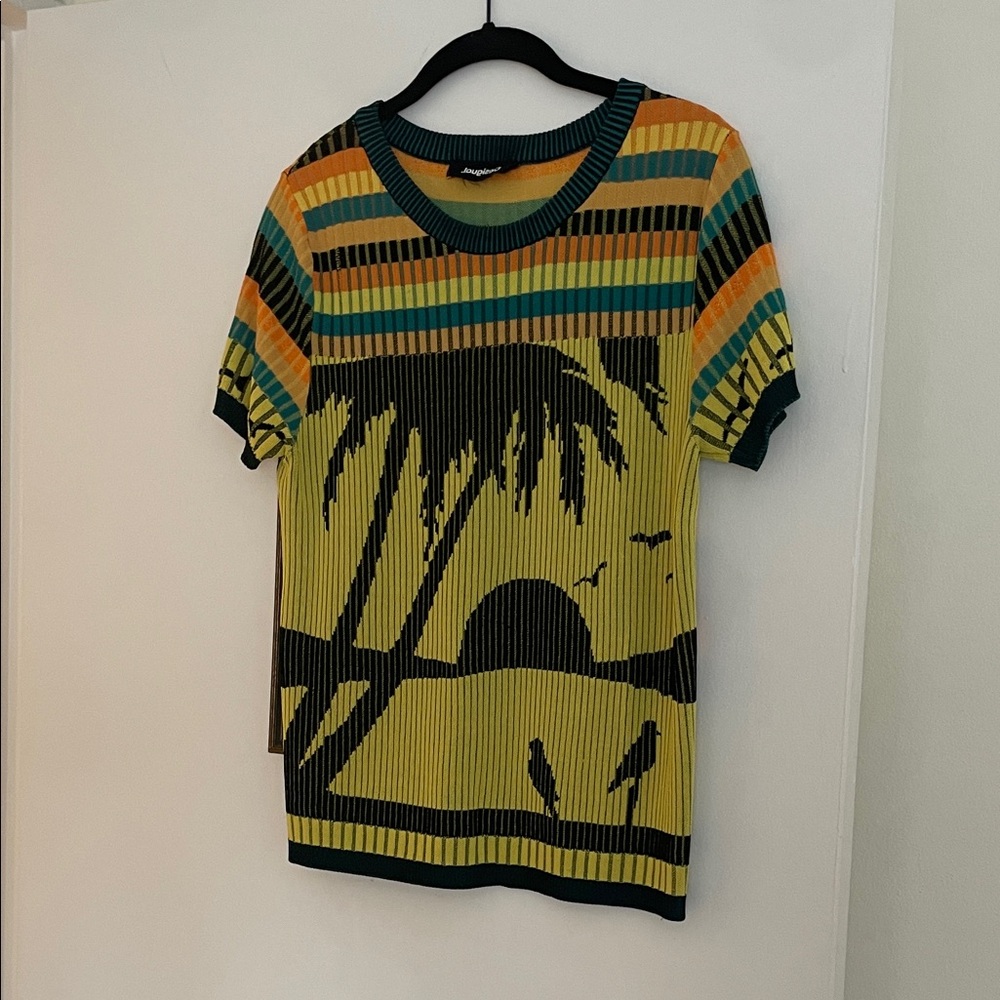 Desigual Viscose Women Women's short sleeve Sweater
